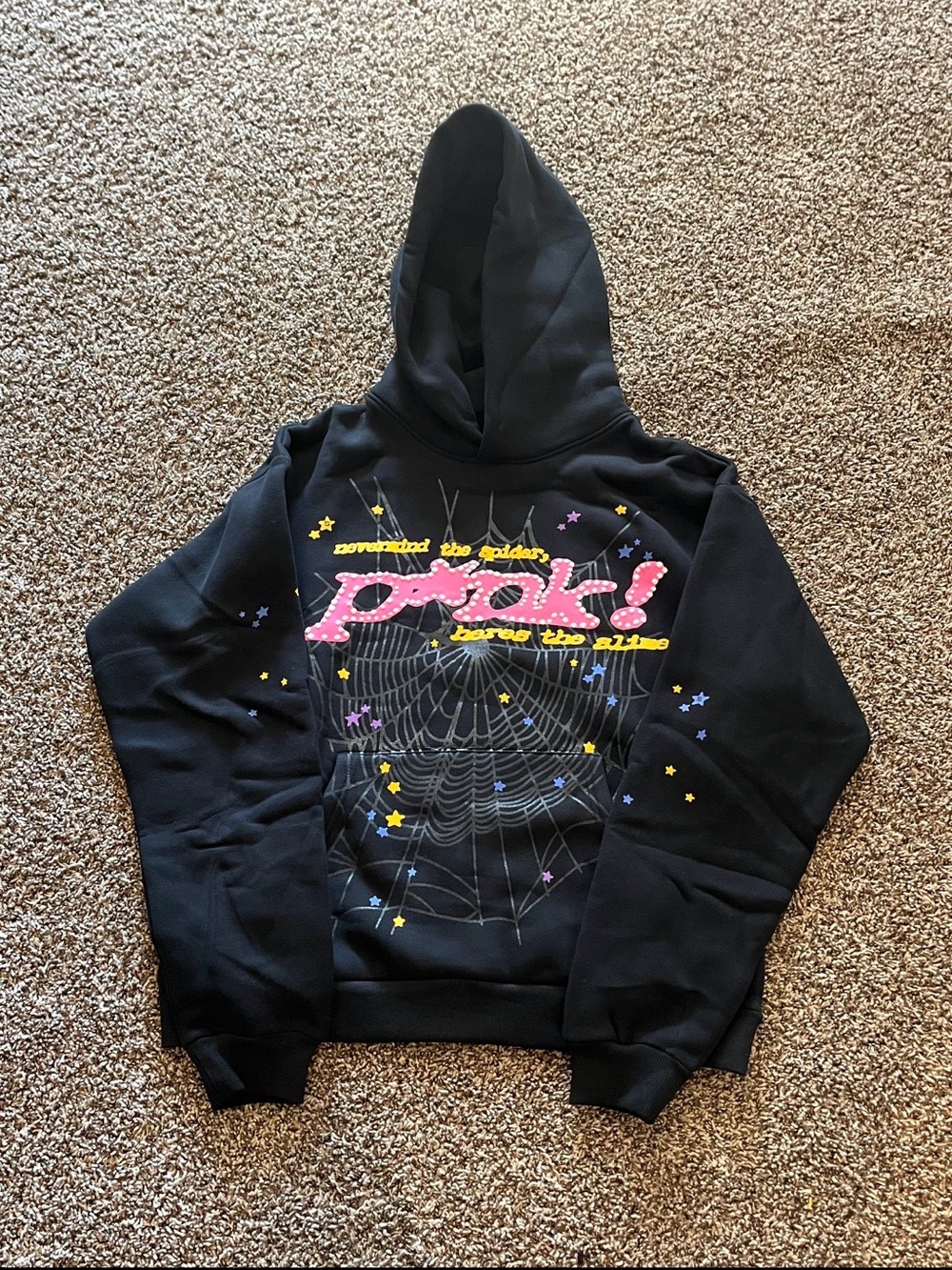 Sp5der hoodie pink v2 (NEED GONE)
